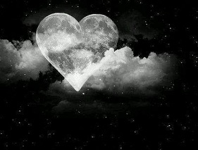 Lune coeur